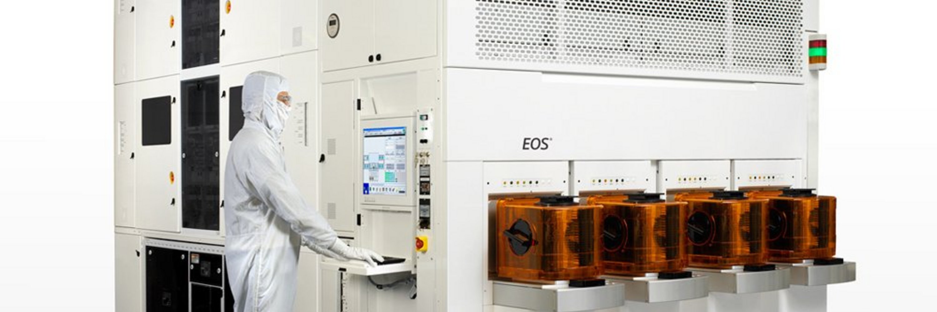 Integriert in den Halbleiterproduktionsanlagen soll das smarte Sensornetzwerk sensible Informationen aus dem Innersten der Anlage per Funk übermitteln. ©Lam Research EOS-single-apfull